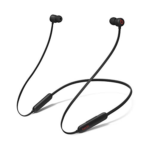 Beats Flex Wireless Earbuds - Apple W1 Headphone Chip, Magnetic Earphones, Class 1 Bluetooth, 12 Hours of Listening Time, Built-in Microphone - Beats Black