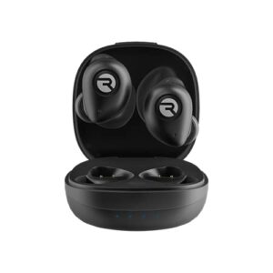 raycon fitness earbuds true wireless bluetooth with built in mic 54 hours of battery ipx7 waterproof and charging case with talk, text, and play bluetooth 5.2 portable sport (carbon black)