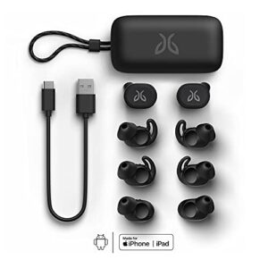 Jaybird Vista 2 True Wireless Bluetooth Headphones With Charging Case - Premium Sound, ANC, Sport Fit, 24 Hour Battery, Waterproof Earbuds With Military-Grade Durability - Black
