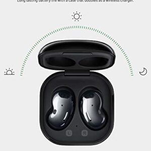 SAMSUNG Galaxy Buds Live True Wireless Earbuds US Version Active Noise Cancelling Wireless Charging Case Included, Mystic Black