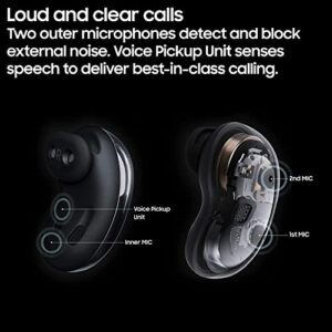 SAMSUNG Galaxy Buds Live True Wireless Earbuds US Version Active Noise Cancelling Wireless Charging Case Included, Mystic Black