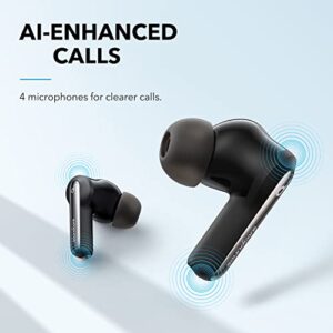 Soundcore by Anker Life P3i Hybrid Active Noise Cancelling Earbuds, 4 Mics, AI-Enhanced Calls, 10mm Drivers, Powerful Sound, App for Custom EQ, 36H Playtime, Fast Charging, Transparency, Bluetooth 5.2