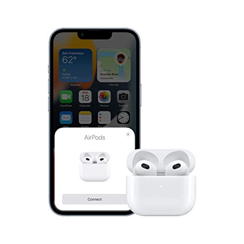 Apple AirPods with Lightning Charging Case (3rd Generation) (Renewed)