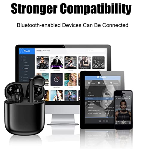 Wireless Earbuds,Wireless Headphones Bluetooth 5.0 Headphones in Ear,Headphones 3D HiFi Noise Cancellation ear buds Built-in Mic with Charging Case,Touch Control Earphones for iphone/Android/IOS