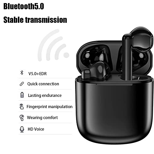 Wireless Earbuds,Wireless Headphones Bluetooth 5.0 Headphones in Ear,Headphones 3D HiFi Noise Cancellation ear buds Built-in Mic with Charging Case,Touch Control Earphones for iphone/Android/IOS