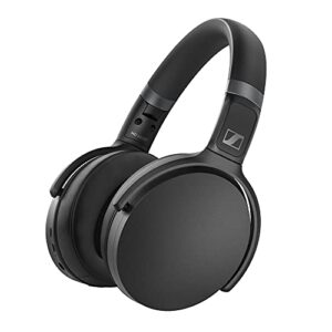 sennheiser hd 450bt bluetooth 5.0 wireless headphone with active noise cancellation – 30-hour battery life, usb-c fast charging, virtual assistant button, foldable – black