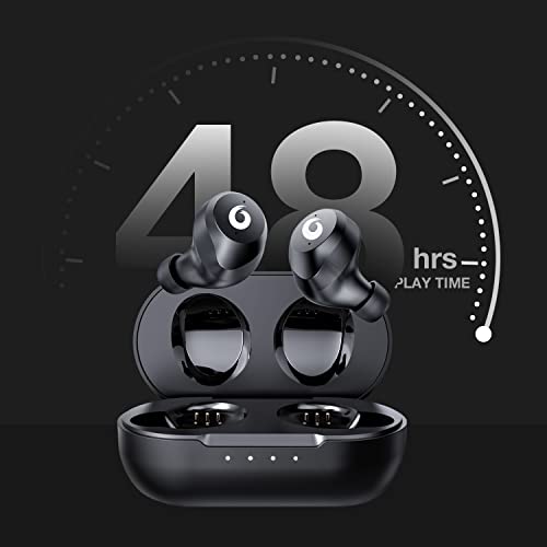 Hikapa X9 Wireless Earbuds Bluetooth 5.3 Headphones Waterproof Stereo Earphones in Ear Touch Control with Microphone Headset with Deep Bass for Sport, Gaming and Running