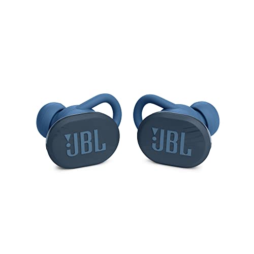 JBL Endurance Race Waterproof True Wireless Active Sport Earbuds, with Microphone, 30H Battery Life, Comfortable, dustproof, Android and Apple iOS Compatible (Blue)