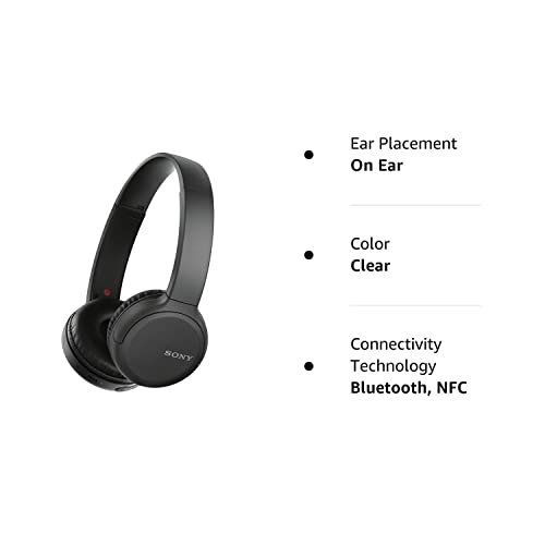 Sony Premium Lightweight Wireless Bluetooth Extra Bass Noise-Isolating Stereo Headphones