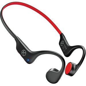 bone conduction headphones, open-ear bluetooth sport headphones, built-in mic wireless earphone