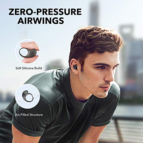 Soundcore Anker Life Dot 2 True Wireless Earbuds, 100 Hour Playtime, 8mm Drivers, Superior Sound, Secure Fit with AirWings, Bluetooth 5, Comfortable Design for Commute, Sports, Jogging