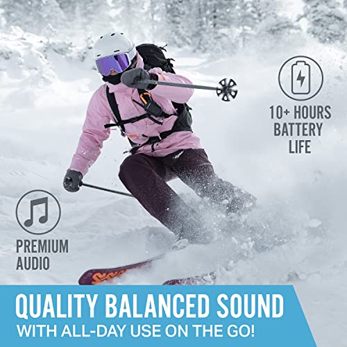 Wildhorn Alta Wireless Bluetooth, Drop-in Headphones - HD Speakers Compatible Any Audio Ready Ski/Snowboard Helmet Headphones. Glove Friendly Controls, Microphone for Hands-Free Calls