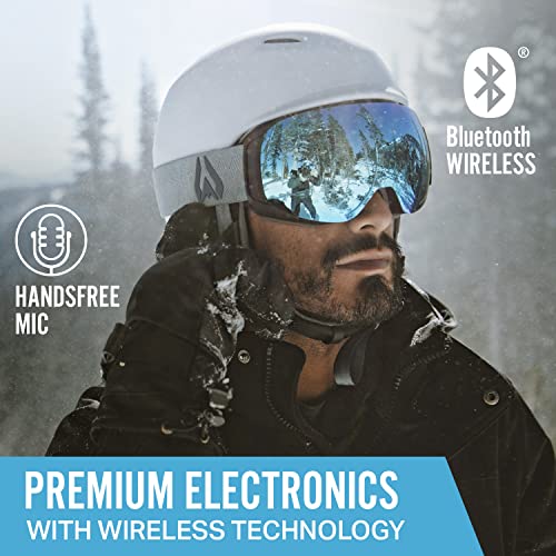 Wildhorn Alta Wireless Bluetooth, Drop-in Headphones - HD Speakers Compatible Any Audio Ready Ski/Snowboard Helmet Headphones. Glove Friendly Controls, Microphone for Hands-Free Calls