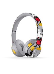 beats solo3 wireless on-ear headphones – apple w1 headphone chip, class 1 bluetooth, 40 hours of listening time – mickey’s 90th anniversary edition – grey (previous model)