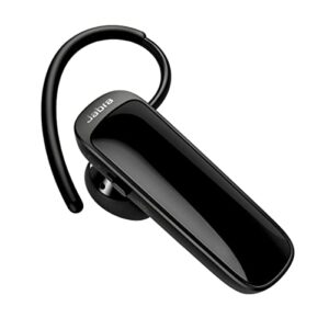 jabra talk 25 se mono bluetooth headset – wireless single ear headset with built-in microphone, media streaming, up to 9 hours talk time, black