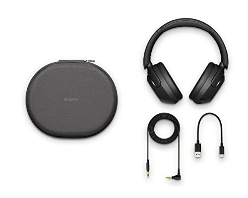 Sony WH-XB910N EXTRA BASS Noise Cancelling Headphones, Wireless Bluetooth Over the Ear Headset with Microphone and Alexa Voice Control (Renewed)