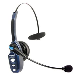 blueparrott b250-xts mono bluetooth wireless headset with 91% noise cancellation – ideal for high-noise environments – includes usb-c charging cable, bluetooth 5.0.