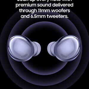 SAMSUNG Galaxy Buds Pro True Wireless Bluetooth Earbuds w/ Noise Cancelling, Charging Case, IPX7 Water Resistant, Long Battery Life, Touch Control, US Version, Phantom Violet