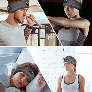 Navly Sleep Headphones Sleeping Headphones Bluetooth, Cool Tech Gadgets Bluetooth Headband Headphones with Built-in Thin Speakers, Comfortable Headphones for Sleeping Running Yoga