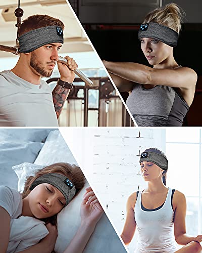 Navly Sleep Headphones Sleeping Headphones Bluetooth, Cool Tech Gadgets Bluetooth Headband Headphones with Built-in Thin Speakers, Comfortable Headphones for Sleeping Running Yoga