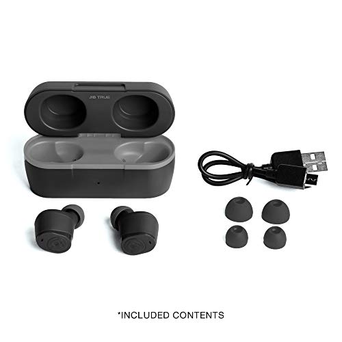 Skullcandy Jib True Wireless Earbud with Microphone / 22 Hour Battery Life / Use with iPhone and Android / Best for Gym, and Gaming / Bluetooth Earbud Headphones - Black