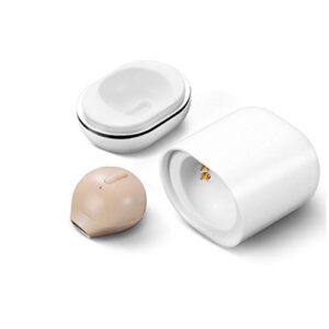 szhtfx invisible earbuds sleep bluetooth earbuds mini tiny discreet hidden headphones for work, small ear canals – single earbud with charging case