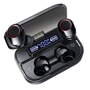 xmythorig wireless earbuds bluetooth 5.3 headphones with superior stereo sound, bass boosted, ipx8 waterproof earphones, 8hrs long playtime/single charge, touch control in-ear headset w/mic