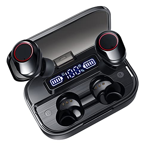 Xmythorig Wireless Earbuds Bluetooth 5.3 Headphones with Superior Stereo Sound, Bass Boosted, IPX8 Waterproof Earphones, 8Hrs Long Playtime/Single Charge, Touch Control in-Ear Headset w/Mic