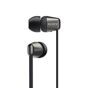 Sony Wireless in-Ear Headset/Headphones with Mic for Phone Call, Black (WI-C310/B)