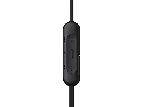 Sony Wireless in-Ear Headset/Headphones with Mic for Phone Call, Black (WI-C310/B)