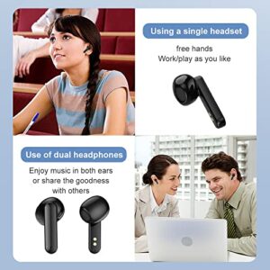 Hoseili 2023new editionBluetooth Headphones.Bluetooth 5.2 Wireless Earphones in-Ear，LED Power Display IPX7 Waterproof Band Microphone Touch Control Portable Charging Case for iOS Android PC. YJA2
