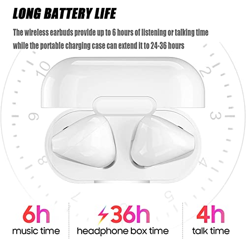 Wireless Headphones, Touch Control Wireless Noise Cancelling Earbuds,Bluetooth 5.1 Wireless Headphones with Charging Case,IPX7 Waterproof Stereo Headphones,,Wireless Earbuds for Android/iOS/iPhone