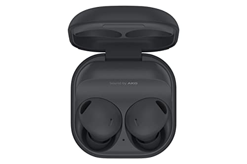 SAMSUNG Galaxy Buds 2 Pro True Wireless Bluetooth Earbuds w/ Noise Cancelling, Hi-Fi Sound, 360 Audio, Comfort Ear Fit, HD Voice, Conversation Mode, IPX7 Water Resistant, Graphite (Renewed)