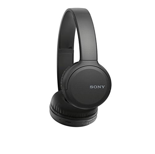 Sony WH-CH510 Wireless Bluetooth Headphones with Mic, 35 Hours Battery Life with Quick Charge, On-ear Style, Hands-Free Call, Voice Assistant - Black