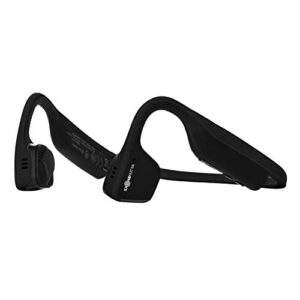 aftershokz titanium open ear wireless bone conduction headphones (black)