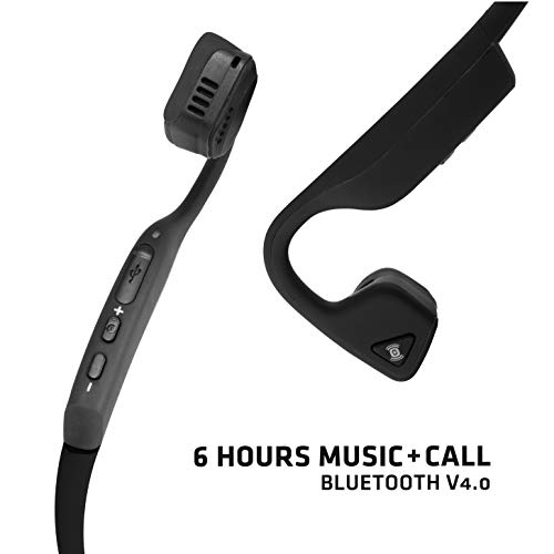Aftershokz Titanium Open Ear Wireless Bone Conduction Headphones (Black)
