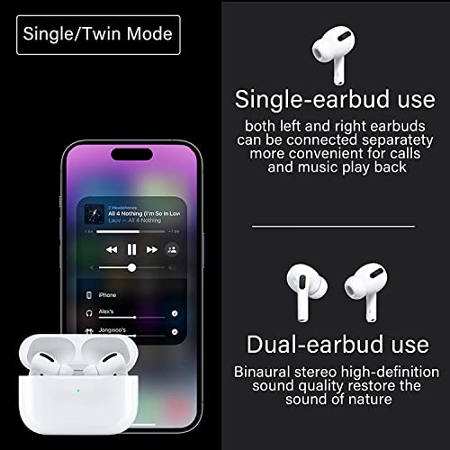 Wireless Earbuds BluetoothHeadphones Wireless Bluetooth 5.2 in Ear Earbuds with Charging Case Noise Cancelling 3D Hi-Fi Stereo IPX6 Waterproof Earphones for iPhone/Samsung/airpod pro/Android 1