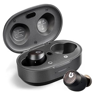 guning s2 active noise cancelling wireless earbuds, immersive sound and clear call,in ear detection,build in mic,36h playtime with metal smart charging case,ipx5 waterproof sport black headphones