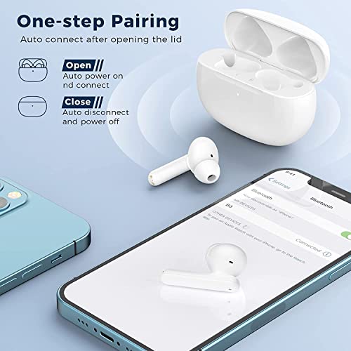 Wireless Earbuds Air ProWireless Bluetooth 5.3 Headphones Noise Cancelling Fast Charging IPX7 Waterproof Ear Buds Stereo Earpods Sports in-Ear Earphones for iPhone/Android/Samsung Earbuds