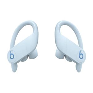 powerbeats pro wireless earbuds – apple h1 headphone chip, class 1 bluetooth headphones, 9 hours of listening time, sweat resistant, built-in microphone – glacier blue