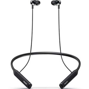 Philips Bluetooth Neckband Headphones, Wireless Earbuds IPX5 Waterproof Sport Earphones, Lightweight, Deep Bass with Vibration Call Alert Neckband