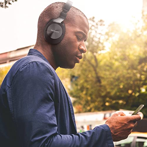 Technics Wireless Noise Cancelling Headphones, High-Fidelity Bluetooth Headphones with Multi-Point Connectivity, Impressive Call Quality, and Comfort Fit - EAH-A800-K Black