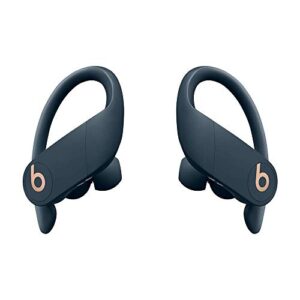 beats powerbeats pro totally wireless & high-performance bluetooth earphones – navy (renewed)