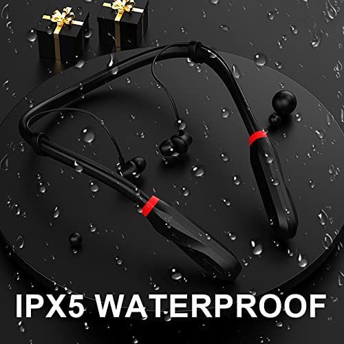 Nepartak Bluetooth Headphones Neckband, Long Battery Life,100 Hours Playtime,IPX5 Waterproof, Bluetooth Wireless Sport Headphones,Bluetooth Neckband Running Headset with Microphone