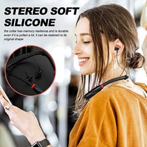 Nepartak Bluetooth Headphones Neckband, Long Battery Life,100 Hours Playtime,IPX5 Waterproof, Bluetooth Wireless Sport Headphones,Bluetooth Neckband Running Headset with Microphone