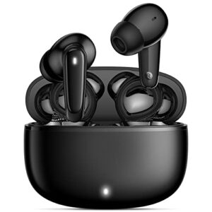 wireless earbuds for iphone 14 pro max 13,5.2 bluetooth headphones noise canceling ear buds with mic touch control bass stereo earbuds for samsung s23 ultra s22 a53 pixel 7 pro 6 android phone earbuds