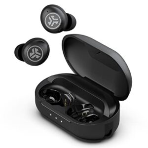 jlab jbuds air pro true wireless earbuds | black | bluetooth multipoint | auto play & pause | dual connect | ip55 sweat & dust resistance | be aware audio for safety | custom 3 eq sound settings