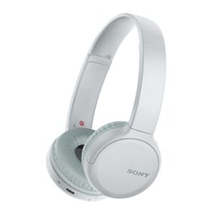 sony wireless headphones wh-ch510: wireless bluetooth on-ear headset with mic for phone-call, white (amazon exclusive)