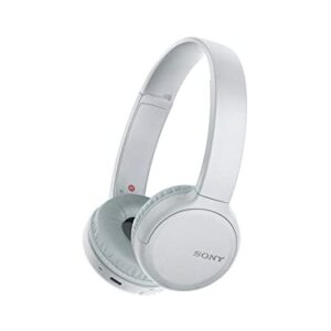 Sony Wireless Headphones WH-CH510: Wireless Bluetooth On-Ear Headset with Mic for Phone-Call, White (Amazon Exclusive)