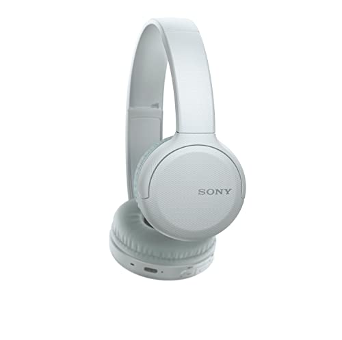 Sony Wireless Headphones WH-CH510: Wireless Bluetooth On-Ear Headset with Mic for Phone-Call, White (Amazon Exclusive)